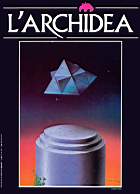 copertina L'ARCHIDEA n.O del 1986