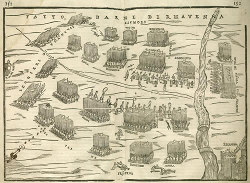 La battaglia di Ravenna, 11 aprile del 1512