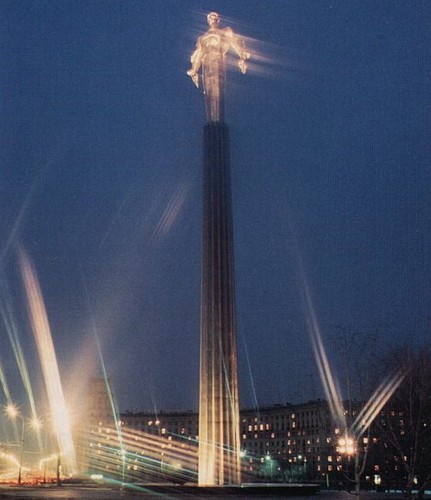 Mosca, monumento a Yuri Gagarin