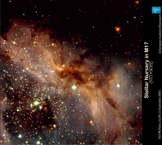 M 17: Omega Nebula Star Factory Explanation