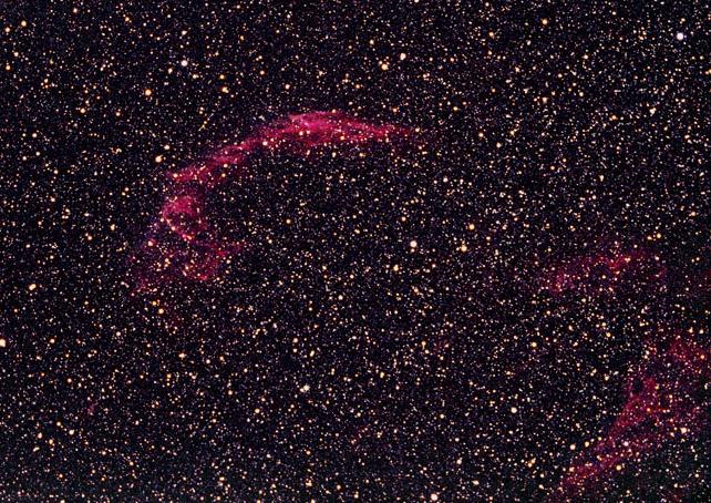 The Veil Nebula - NGC 6992 - NGC 6995 in Cygnus