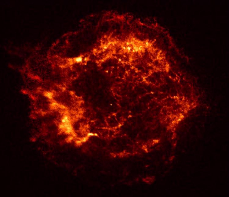 Supernova remnant in Cassiopeia A (Chandra)