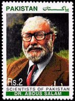 francobollo commemorativo di Abdus Salam (1926 - 1996)