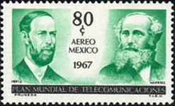 Heinrich Rudolf Hertz (1857 - 1894) e James Clerk Maxwell (1831 - 1879)