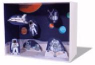 diorama spazio-lunare