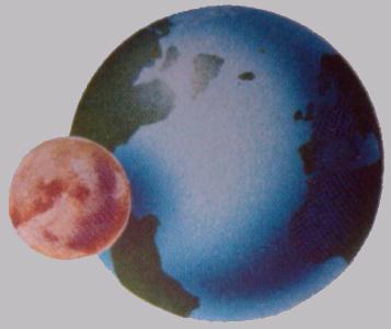 Raffronto volumetrico fra Mercurio e Terra