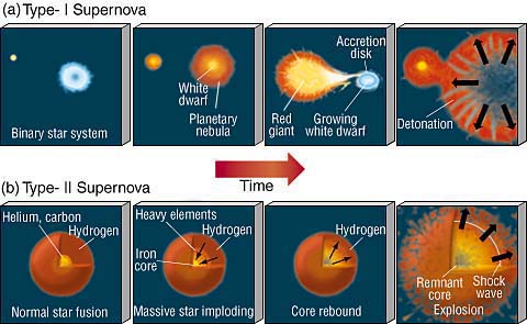 Tipologia di supernove