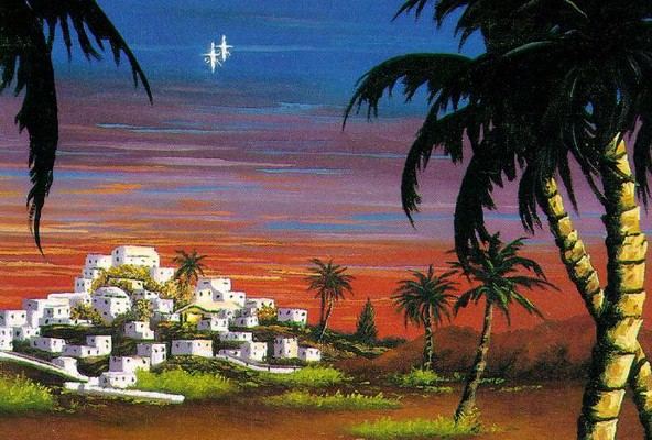 congiunzione Saturno-Giove sulla Palestina