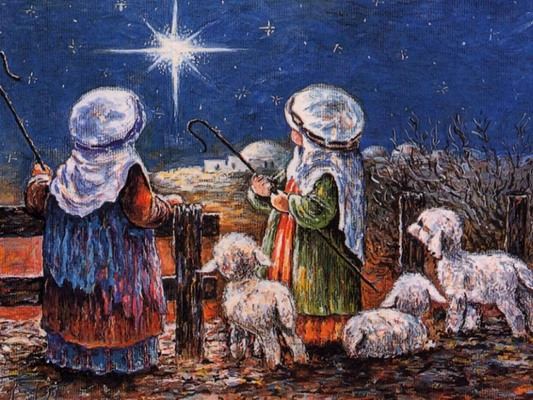 pastori all'aperto con le loro greggi