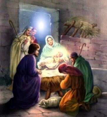 tradizionale cartolina di auguri natalizi
