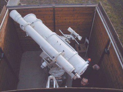 I telescopi dell’osservatorio di Bastia: dell’ARAR.
