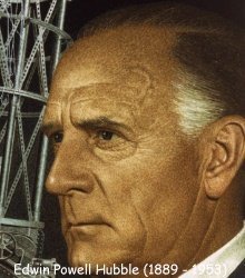 ritratto di Edwin P. Hubble (1889 - 1953)