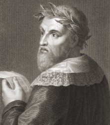 Ludovico Ariosto (1474-1533), incisione dal XIX secolo