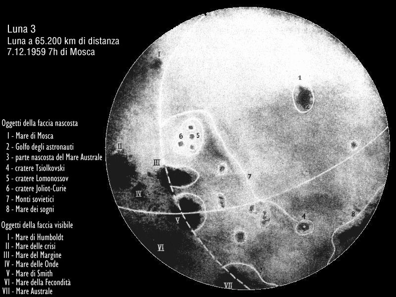 Prima foto della faccia nascosta della Luna
