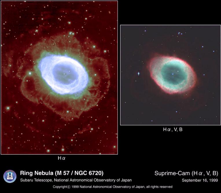 M 57 (NGC 6720) Halos Around the Ring Nebula