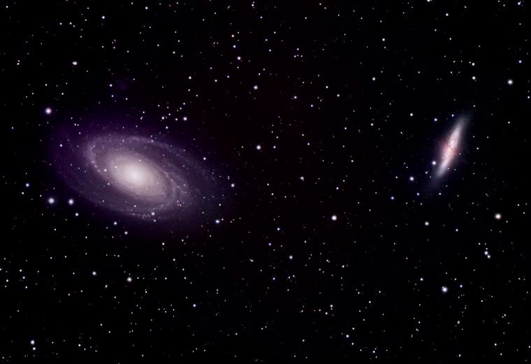 Galaxy Wars : M 81 (NGC 3031) Versus M 82 (NGC 3034) 