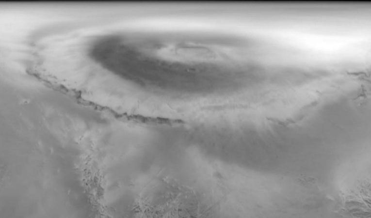 Olympus Mons Volcano on Mars