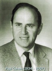 ritratto di Paul Cohen (1934 - 2007),