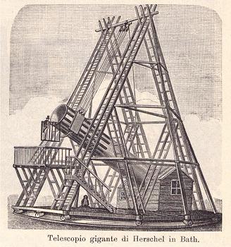 telescopio gigante di Herschel in Bath