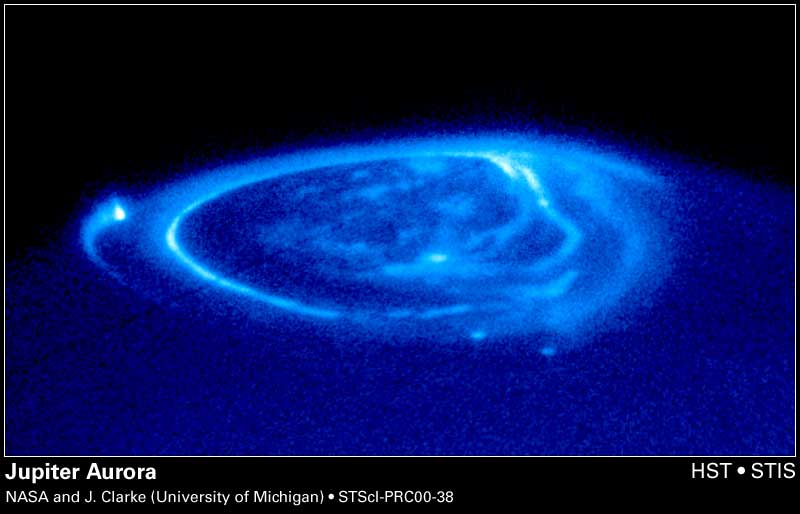 SATELLITE FOOTPRINTS SEEN IN JUPITER AURORA