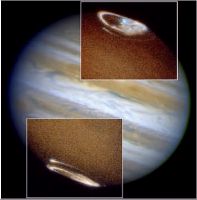 Aurore polari su Giove